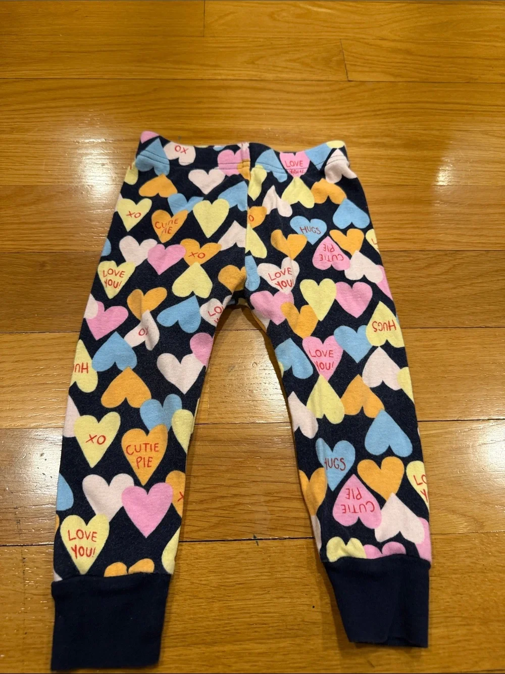 Old Navy girls valentines long sleeve 2 piece sleep set size 18-24 months .
